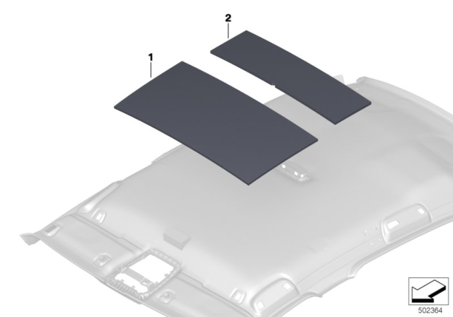 2020 BMW 228i xDrive Gran Coupe Sound Insulation Diagram