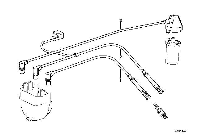 1990 BMW 325ix Ignition Wiring Diagram 1