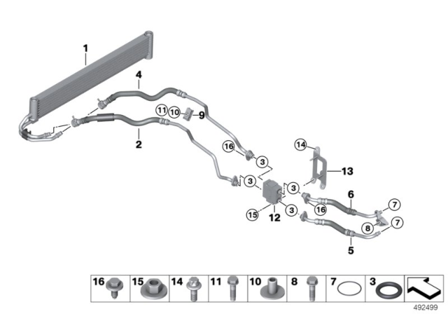 2017 BMW M3 Transmission Oil Cooling Diagram