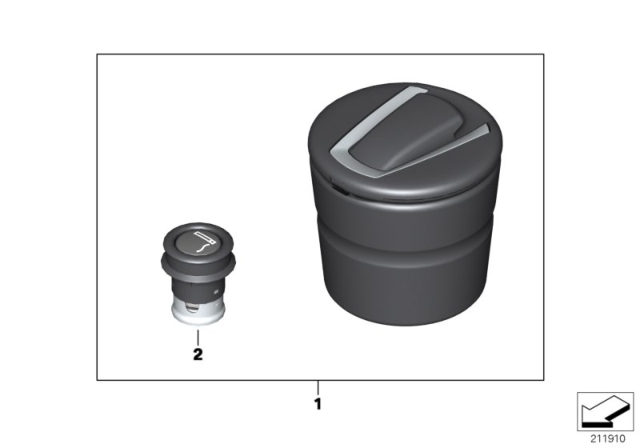 2014 BMW X1 Smoker Package Diagram