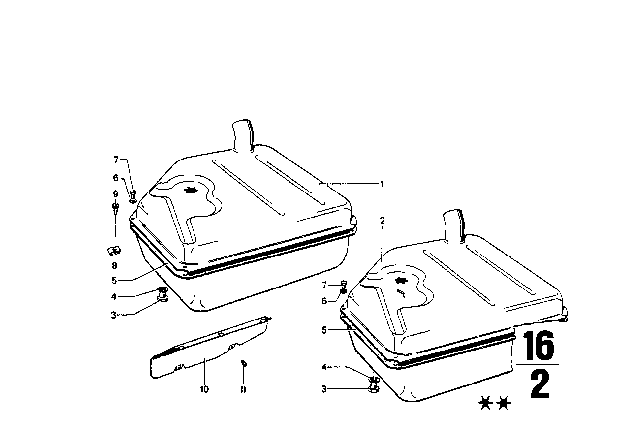 1976 BMW 2002 Fuel Tank Diagram 2