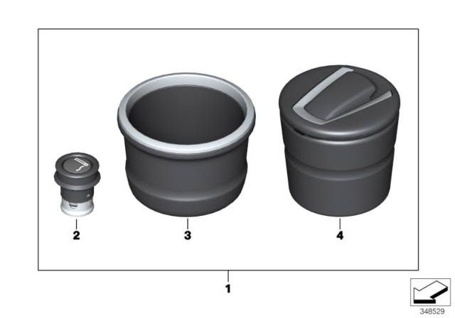 2016 BMW i3 Smoker Package Diagram