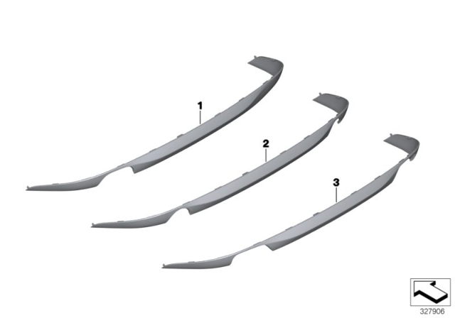 2016 BMW 550i GT xDrive Trim Panel, Trim Elements Diagram 2