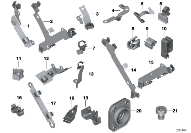2012 BMW X6 Diverse Small Parts Diagram