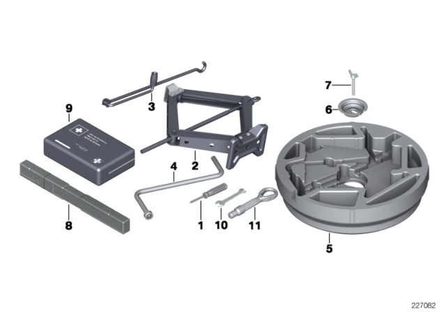 2017 BMW X5 On-Board Equipment Diagram