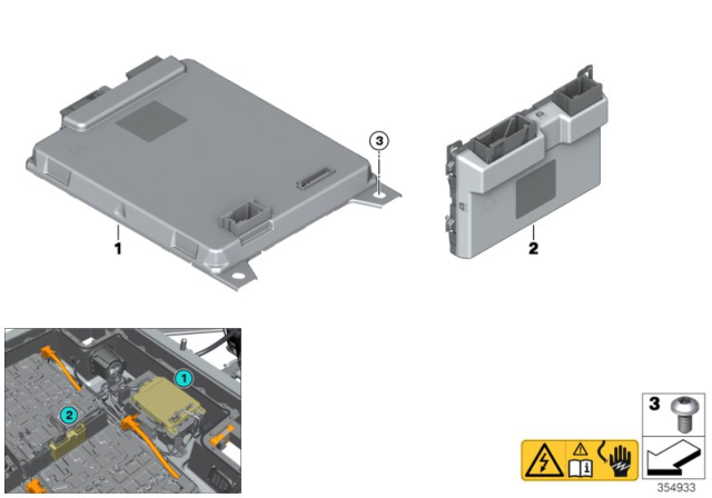 2020 BMW i3 ELECTRONIC MEMORY MANAGEMENT Diagram for 61277934585