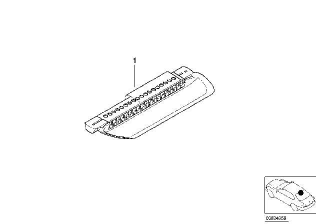 2006 BMW 330Ci Third Stoplamp Diagram