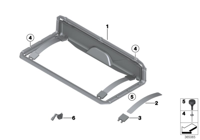 2017 BMW 650i Soft Top Diagram 2