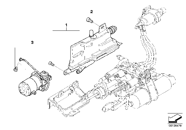 2007 BMW 650i Repair Kit, Expansion Tank Diagram for 23427571296