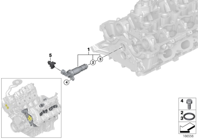 2011 BMW Alpina B7 Cylinder Head, Electrical Add-On Parts Diagram