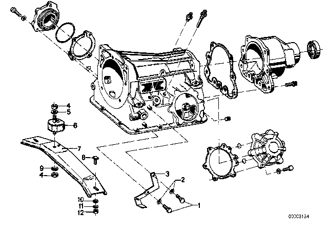 1975 BMW 530i Suspension / Attaching Parts (Bw 65) Diagram