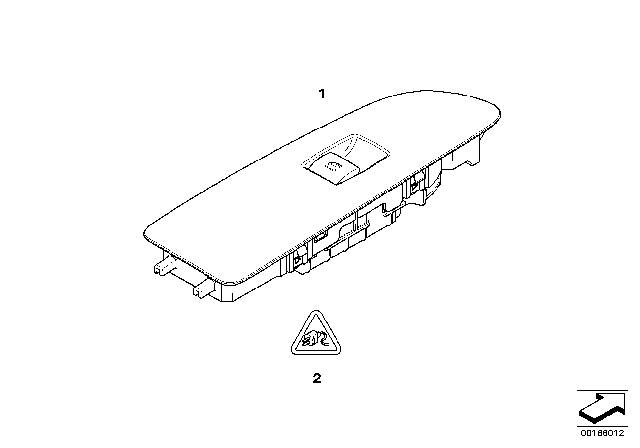 2010 BMW 135i Window Lifter Switch Diagram