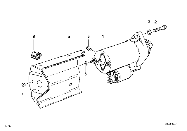 2003 BMW X5 Starter Diagram