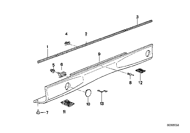 1996 BMW 850Ci Clamp Diagram for 51131970679