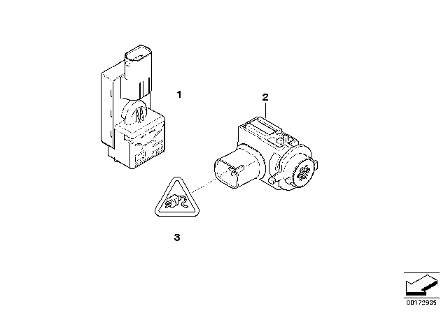 2008 BMW X5 Sensor F. Auc Diagram