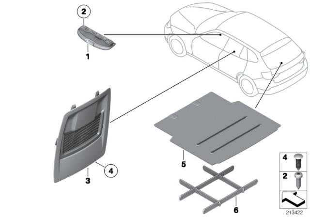 2013 BMW X1 Retrofit, Storage Pack Diagram