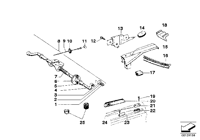 1974 BMW 2002tii Stopper Diagram for 41615480193