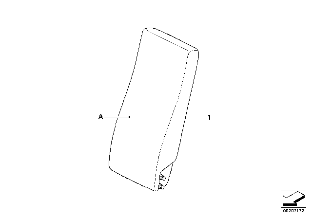 2011 BMW X6 Individual Armrest Diagram 2