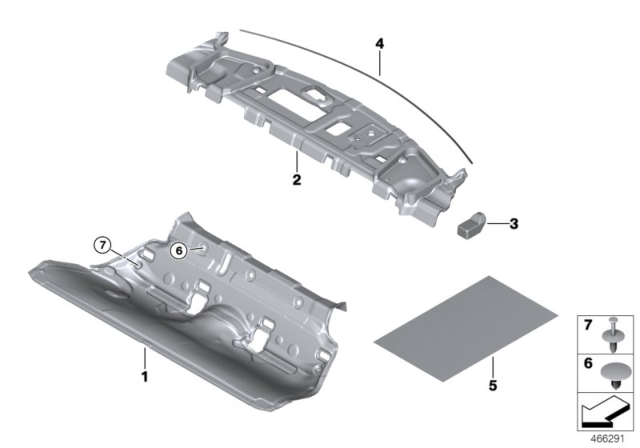 2018 BMW M2 Sound Insulating Diagram 2