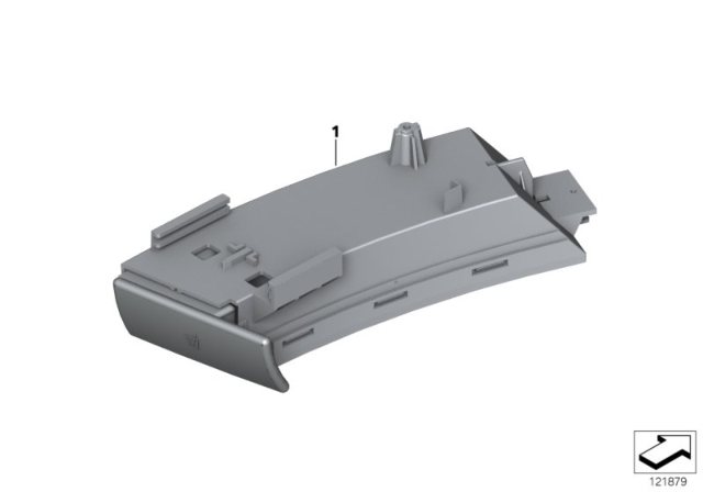 2003 BMW Z4 Beverage Holder Retrofit Diagram