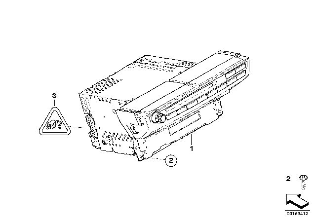 2008 BMW X5 CCC CD Diagram