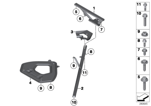 2016 BMW Z4 Reinforcement, Body Diagram 2