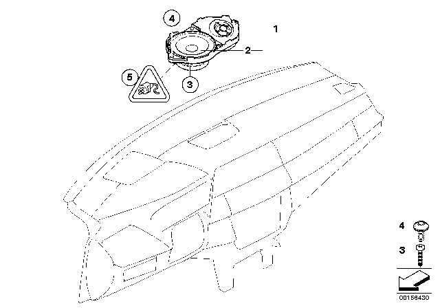 2011 BMW X5 Loudspeaker Diagram