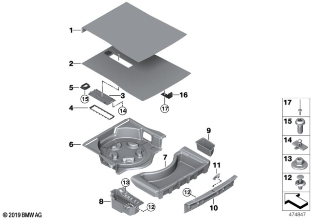 2016 BMW 740i Loop Diagram for 51477374932