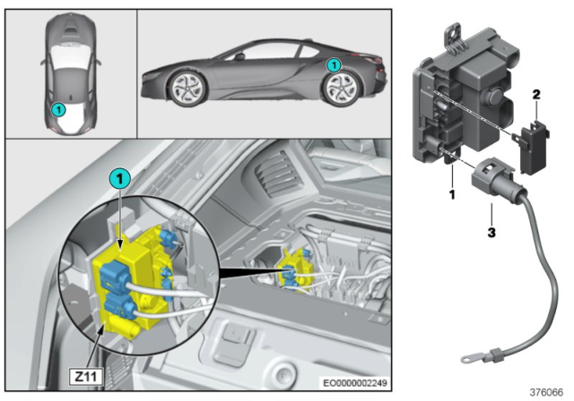 2016 BMW i8 Integrated Supply Module Diagram