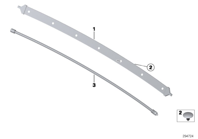 2014 BMW 328i xDrive Sensor Lead, Smart Opener Diagram