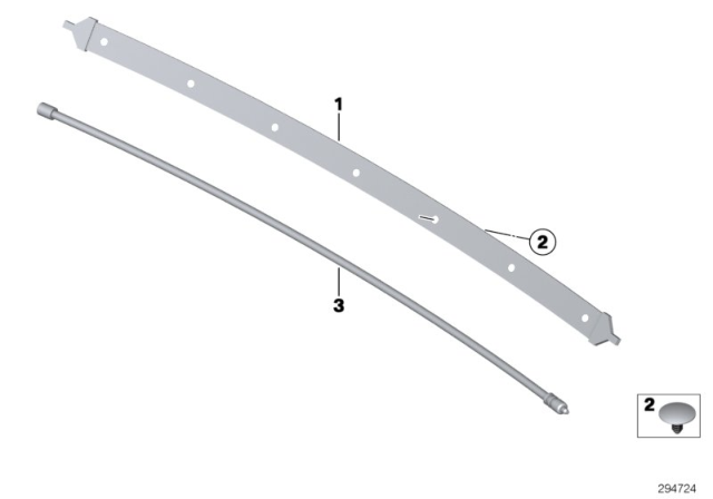 2018 BMW X1 Sensor Lead, Smart Opener Diagram