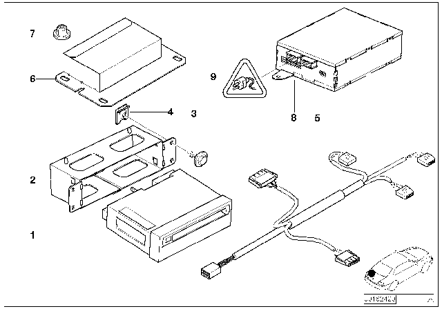 2003 BMW X5 Navigation System Diagram