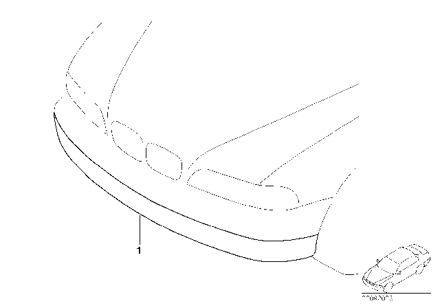 2001 BMW 540i Clear Cover Fog lights Diagram