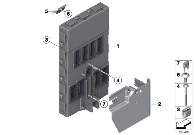 2019 BMW 430i Control Unit Diagram 1