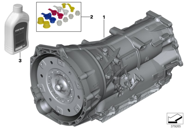 2020 BMW X5 AUTOMATIC TRANSMISSION EH Diagram for 24009485373