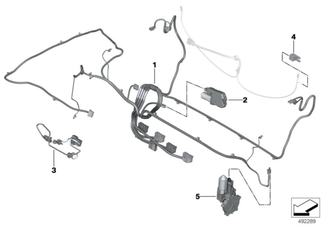 2020 BMW i8 Hall Sensor Diagram for 54348495144