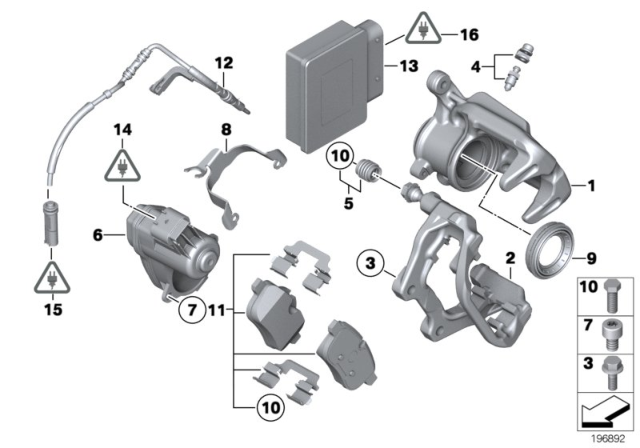 2015 BMW Z4 Cable Bracket, Right Diagram for 34206786066
