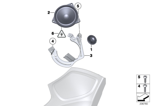 2010 BMW 550i GT xDrive Holder Diagram for 65139194390