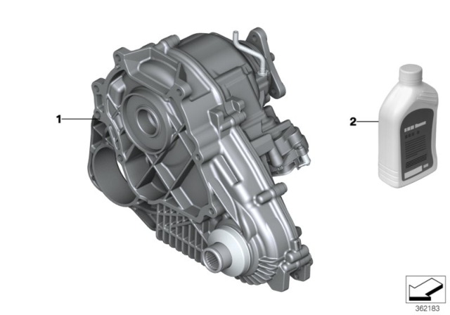 2011 BMW X5 Transfer Case ATC Diagram 2