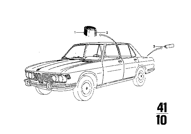 1976 BMW 3.0Si Edge Protection / Rockers Covers Diagram