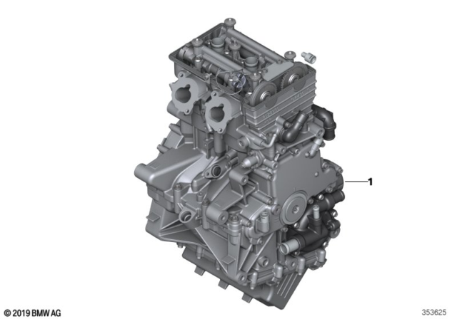 2019 BMW i3 Short Engine Diagram