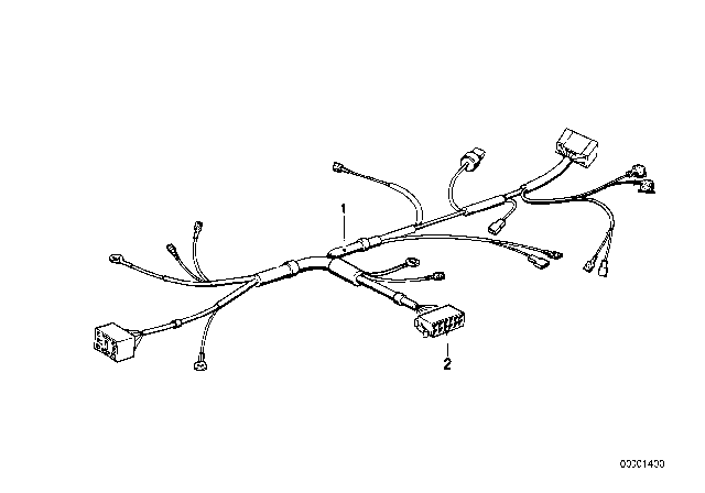 1975 BMW 530i Engine Wiring Harness Diagram 1