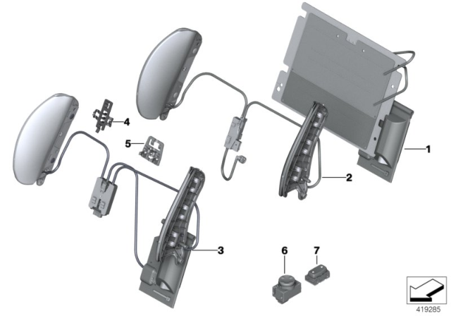 2019 BMW Z4 Seat, Front, Lumbar Diagram