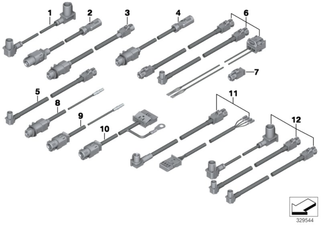 2020 BMW 440i HSD Line Diagram 1