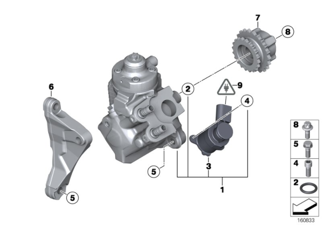 2015 BMW X3 High-Pressure Pump Diagram