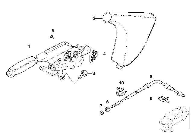 2002 BMW Z3 M Hex Bolt With Washer Diagram for 07119900310