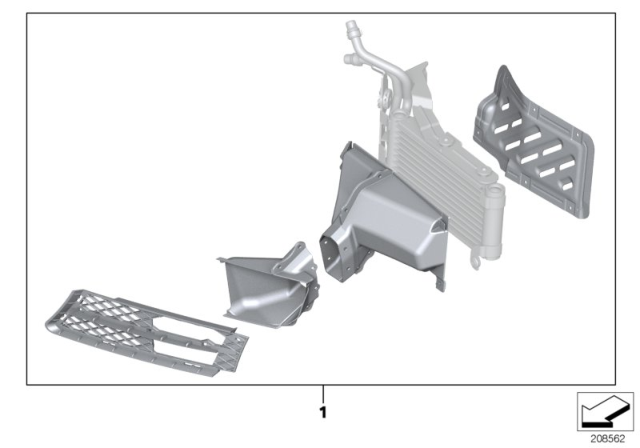 2010 BMW 135i BMW Performance Power Kit Air Duct Diagram