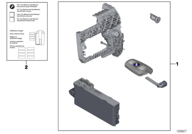 2012 BMW Z4 One-Key Locking Diagram