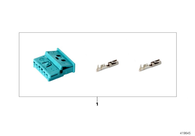 2013 BMW Z4 Repair Kit, Socket Housing Diagram 7