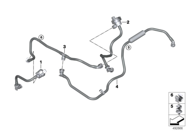 2020 BMW M850i xDrive Fuel Tank Breather Valve Diagram